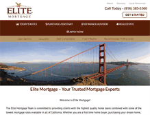Tablet Screenshot of elitemortgage-ca.com